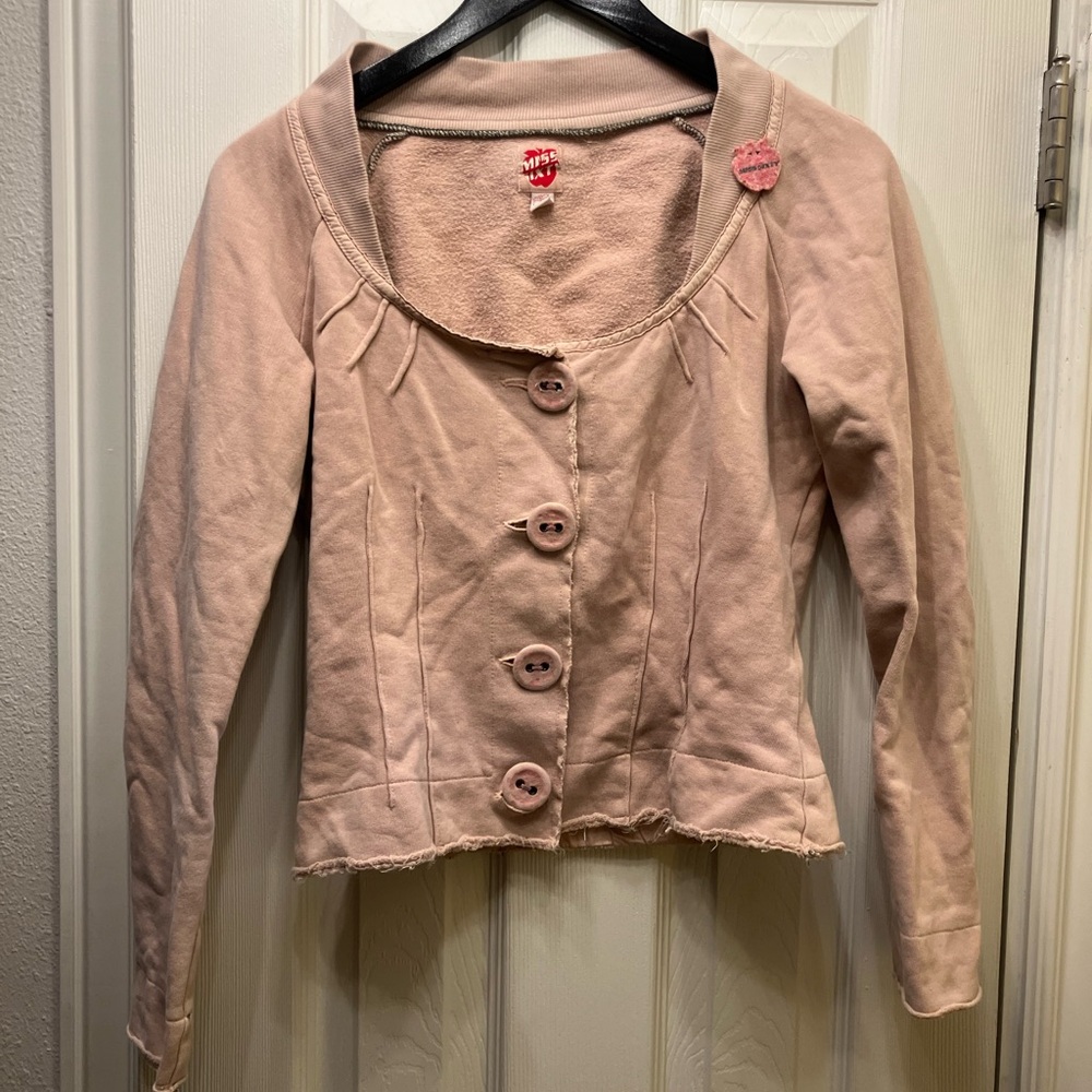 MISS SIXTY Y2K 2000s Button Cardigan Top M